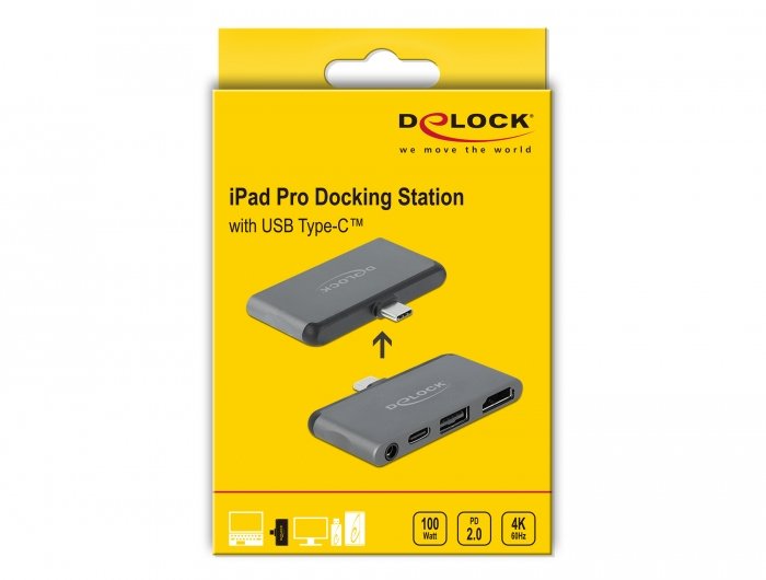 EAN 4043619877515 - DeLOCK 87751 estación dock para móvil Tableta Gris imagen 4