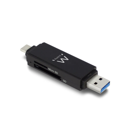 EAN 8054392612558 - Ewent EW1075 lector de tarjeta USB 3.2 Gen 1 (3.1 Gen 1) Type-A/Type-C Negro imagen 1