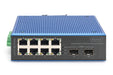 EAN 4016032490265 - Digitus DN-651146 switch No administrado Fast Ethernet (10/100) Negro, Azul imagen 2