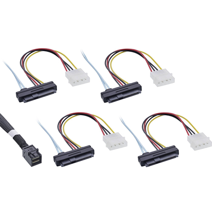 EAN 4043718211838 - InLine 27632A cable Serial Attached SCSI (SAS) 0,5 m Negro imagen 1