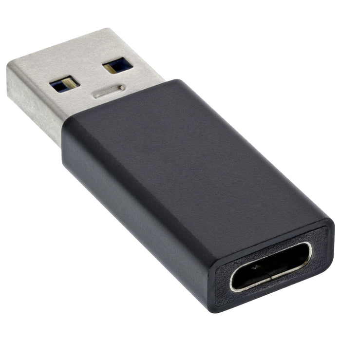 EAN 4043718282319 - InLine 35810 cambiador de género para cable USB A male USB 3.1 C Negro imagen 1