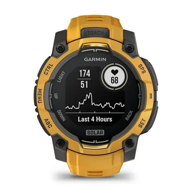 EAN 753759357085 - Garmin Instinct 3 3,05 cm (1.2") 45 mm Digital 176 x 176 Pixeles Pantalla táctil Amarillo, Gris Wifi GPS ( imagen 7