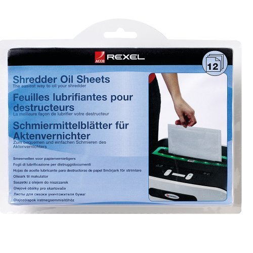 EAN 5028252248037 - Rexel Shredder Oil Sheets (20) 20 pieza(s) imagen 2