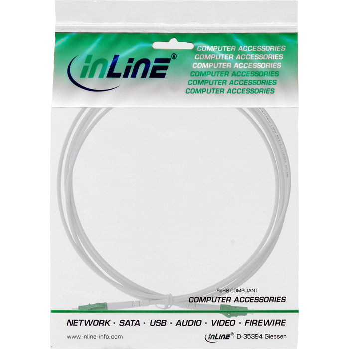 EAN 4043718123773 - InLine 88250 Cable de fibra óptica e InfiniBand 50 m LC Blanco imagen 2