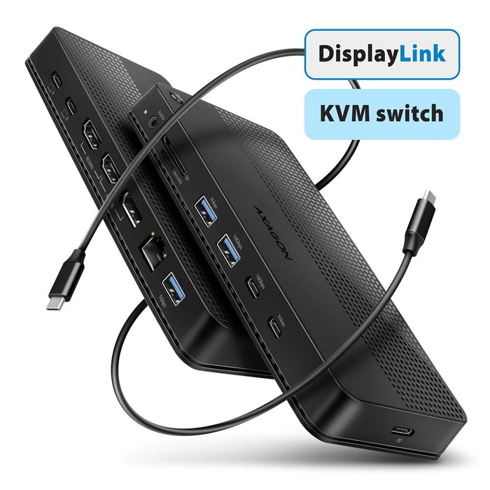 EAN 8595247909084 - Axagon HMC-DL-KVM base para portátil y replicador de puertos Alámbrico USB 3.2 Gen 2 (3.1 Gen 2) Type-C N imagen 1