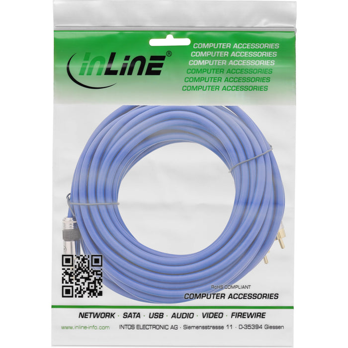 EAN 4043718117970 - InLine 89932P cable de audio 25 m 3,5mm Azul imagen 2