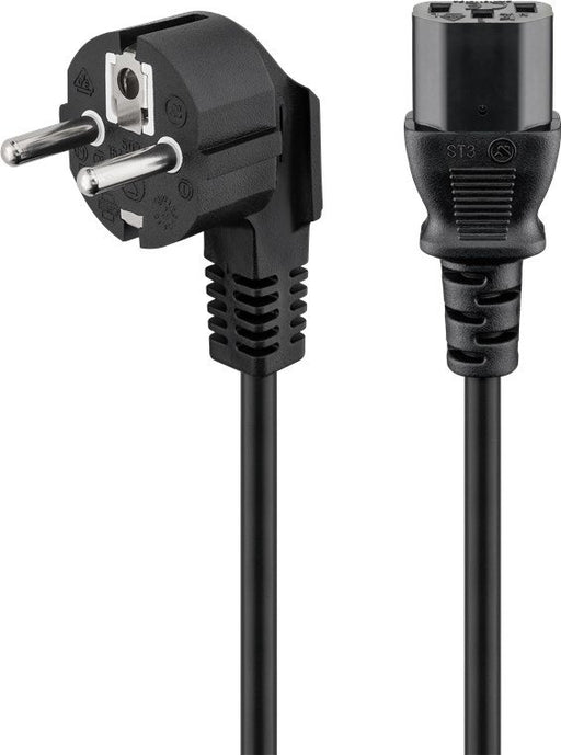 EAN 4040849500787 - Goobay 50078 cable de transmisión Negro 2,5 m CEE7/7 IEC C13 imagen 1