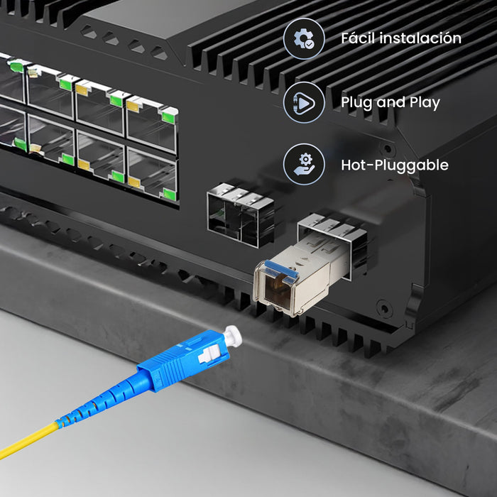 EAN 5902560362213 - Extralink SFP 1.25G WDM 1310/1550NM SM 20KM SC - PAIR red modulo transceptor Fibra óptica 1250 Mbit/s 131 imagen 5