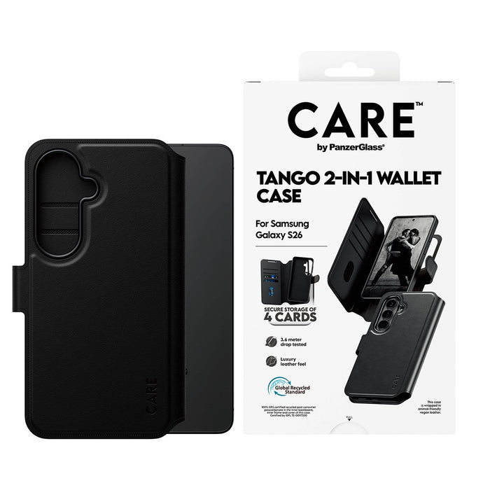 EAN 5715685034053 - PanzerGlass CARE™ by ® Tango 2-in-1 Wallet Case w. Qi Samsung Galaxy S26 funda para teléfono móvil Transp imagen 2