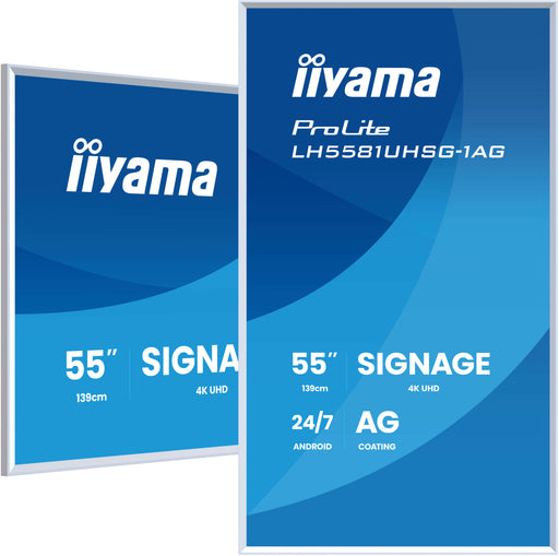 EAN 4948570125616 - iiyama LH5581UHSG-1AG pantalla de señalización Pantalla plana para señalización digital 138,7 cm (54.6")  imagen 1