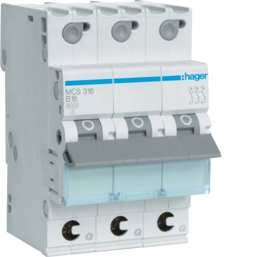 EAN 3250614315336 - Hager MCS316 corta circuito 3P imagen 1