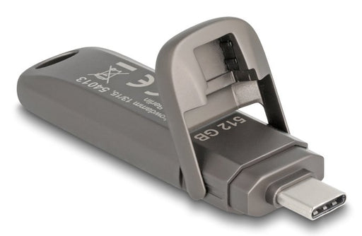 EAN 4043619540136 - DeLOCK 54013 unidad flash USB 512 GB USB Tipo C Gris imagen 2