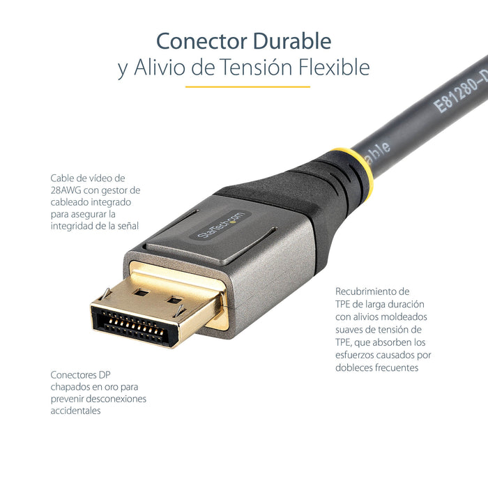 EAN 0065030889087 - StarTech.com DP14VMM3M cable DisplayPort Gris, Negro imagen 8