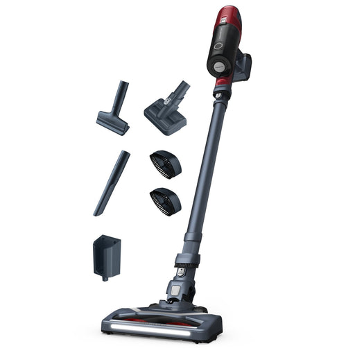 EAN 3221616018891 - Rowenta RH6878 Aspiradora escoba 2 en 1 Batería Secar Ciclónico Sin bolsa 0,55 L 100 W Rojo, Gris imagen 1