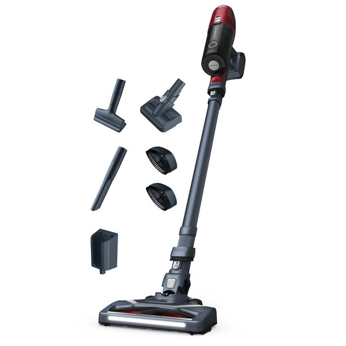 EAN 3221616018891 - Rowenta RH6878 Aspiradora escoba 2 en 1 Batería Secar Ciclónico Sin bolsa 0,55 L 100 W Rojo, Gris imagen 1