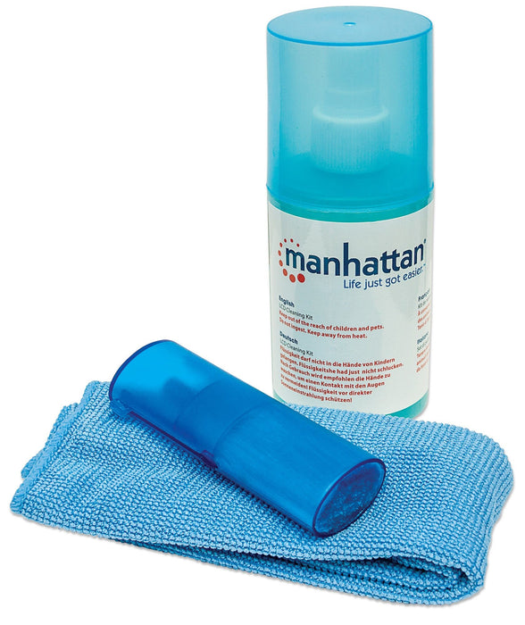 EAN 0766623421027 - Manhattan 421027 kit de limpieza para computadora LCD/TFT/Plasma Líquido y paños secos/húmedos para limpi imagen 2