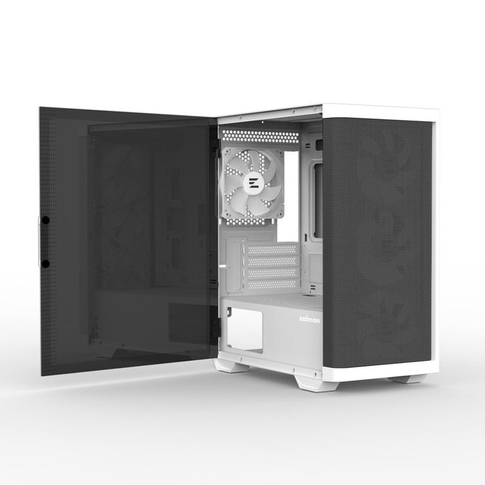 EAN 8809213763410 - Zalman M4 WHITE carcasa de ordenador Mini Tower Negro, Blanco imagen 9