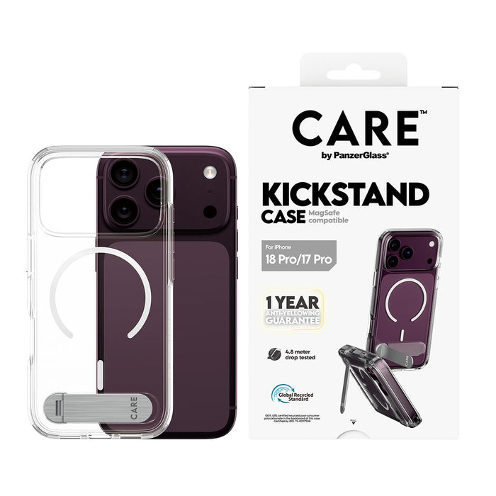 EAN 5715685043857 - PanzerGlass CARE™ by ® Kickstand Case Transparent w. White MagSafe iPhone 2026 Pro | 17 Pro funda para te imagen 2