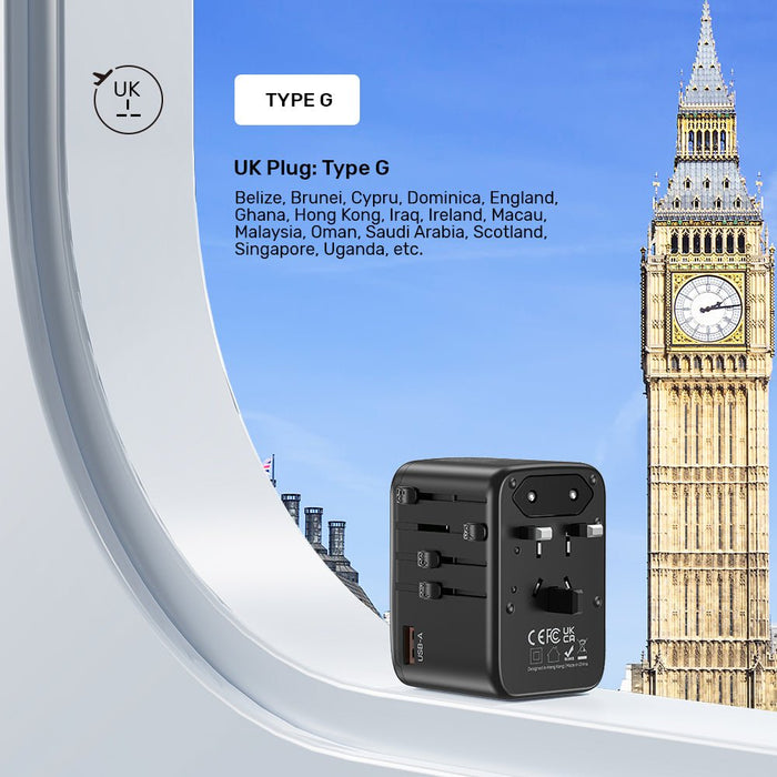 EAN 4894160052032 - UNITEK P1122ABK01 adaptador de enchufe eléctrico Universal Negro imagen 14