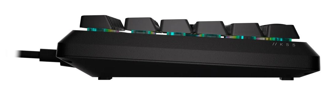 EAN 840006666486 - Corsair K55 CORE RGB teclado Juego USB QWERTZ Alemán Negro imagen 3