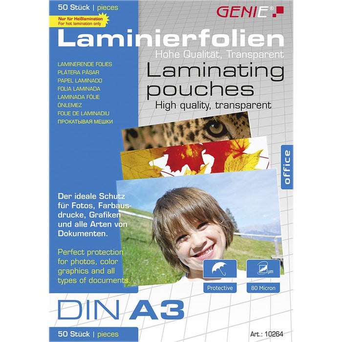 EAN 4015468102643 - Genie 10264 plastificador 50 pieza(s) imagen 1