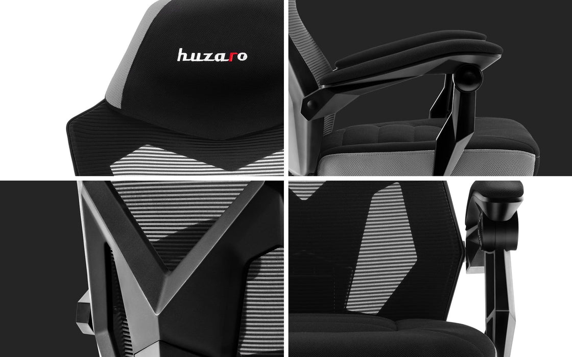 EAN 5907564629591 - Huzaro Combat 3.0 Butaca para jugar Asiento de malla Negro, Gris imagen 16