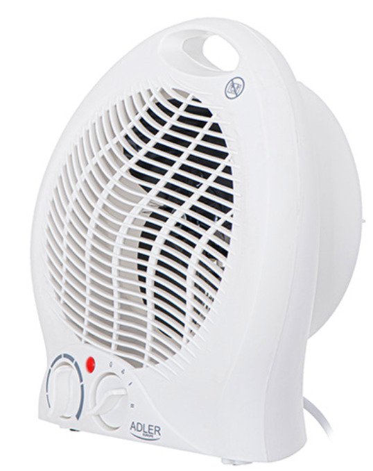 EAN 5903887801461 - Adler AD 7728 calefactor eléctrico Interior Blanco 2000 W Ventilador eléctrico imagen 2