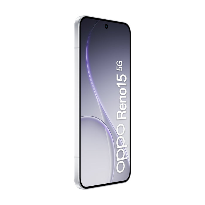 EAN 6932169393904 - OPPO Reno15 5G 16,7 cm (6.59") SIM doble Android 16.0 USB Tipo C 8 GB 512 GB 6500 mAh Blanco imagen 7