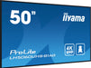 EAN 4948570124091 - iiyama LH5060UHS-B1AG pantalla de señalización Pizarra de caballete digital 125,7 cm (49.5") LED Wifi 500 imagen 4