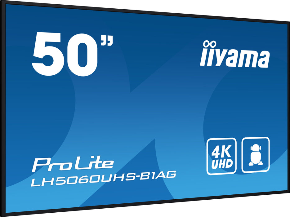 EAN 4948570124091 - iiyama LH5060UHS-B1AG pantalla de señalización Pizarra de caballete digital 125,7 cm (49.5") LED Wifi 500 imagen 4