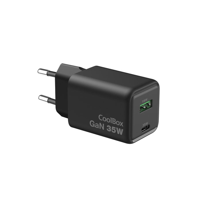 EAN 8436624423758 - CoolBox COO-CUP-35CA-B cargador de dispositivo móvil Monitor de vídeo para bebé, Barbero eléctrico, Video imagen 2