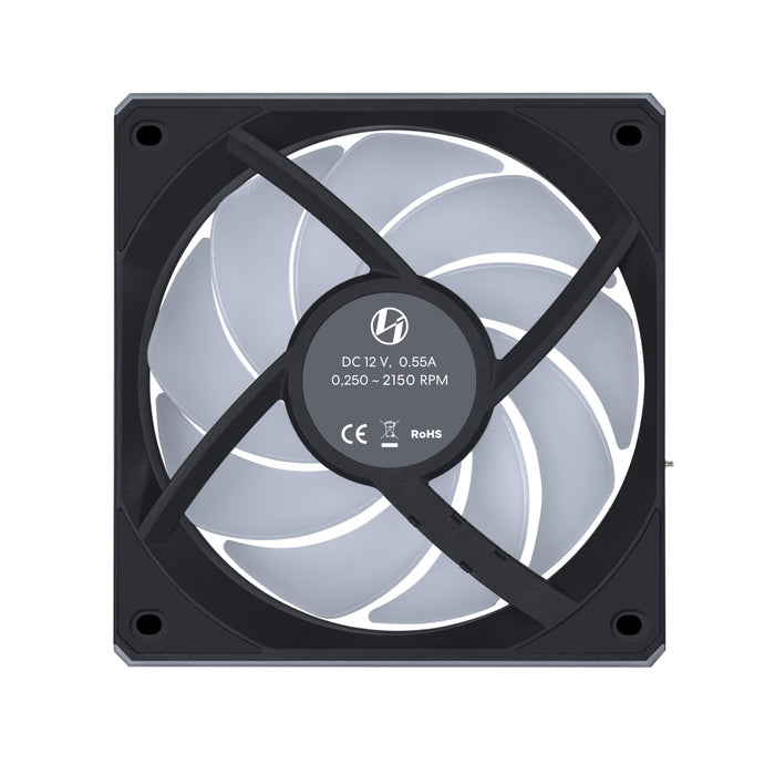 EAN 4718466018533 - Lian Li 12CL1W3B sistema de refrigeración para ordenador Carcasa del ordenador Ventilador 12 cm Negro imagen 4