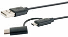 EAN 4004005021325 - Schwaiger CK 3112 cable USB USB 2.0 1 m USB A Micro-USB B Negro imagen 4
