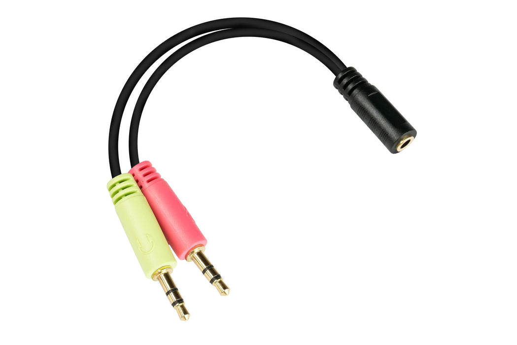EAN 4014619553631 - Alcasa AD-HS04 cable de audio 0,2 m 2 x 3.5mm 3,5mm Negro imagen 3