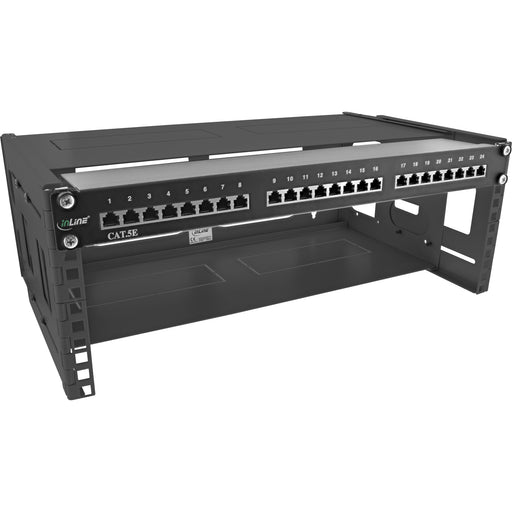 EAN 4043718284818 - InLine 19104B armario rack 4U Bastidor de pared Negro imagen 2