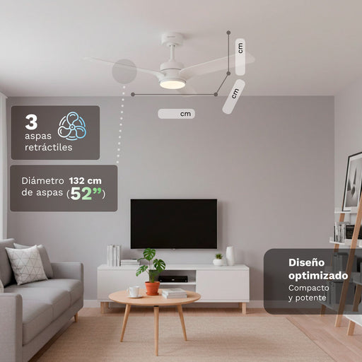 EAN 8426156019505 - Grunkel SKYEASY52 ventilador Blanco imagen 2