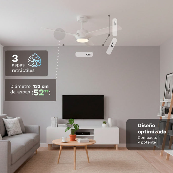 EAN 8426156019505 - Grunkel SKYEASY52 ventilador Blanco imagen 2