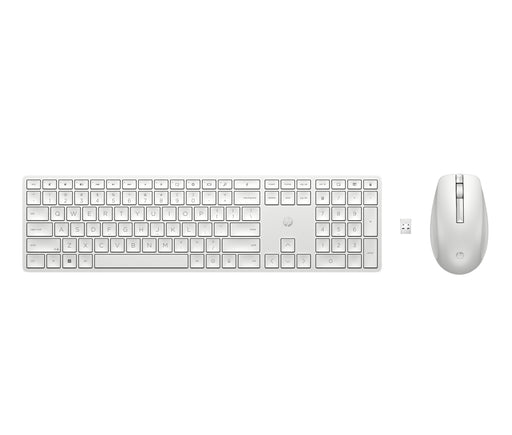 EAN 0196188142318 - HP 650 Wireless Keyboard and Mouse Combo White teclado Ratón incluido Hogar RF inalámbrico Blanco imagen 1