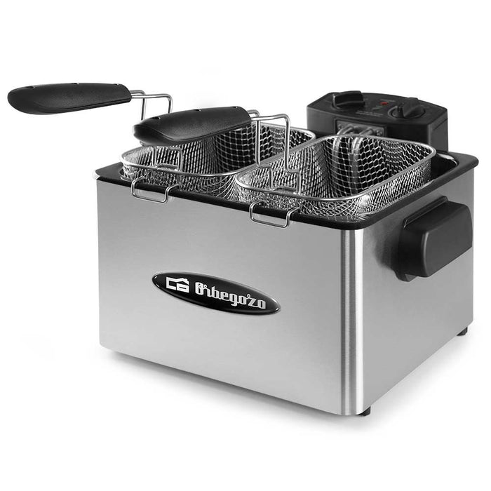 EAN 8435568401082 - Orbegozo FDR 55 freidora Sencillo 4,5 L Independiente 2180 W Acero inoxidable imagen 3
