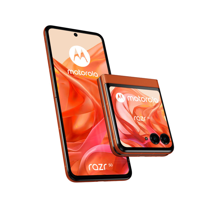 EAN 840023261954 - Motorola razr 50 17,5 cm (6.9") SIM doble Android 14 5G USB Tipo C 8 GB 256 GB 4200 mAh Naranja imagen 1