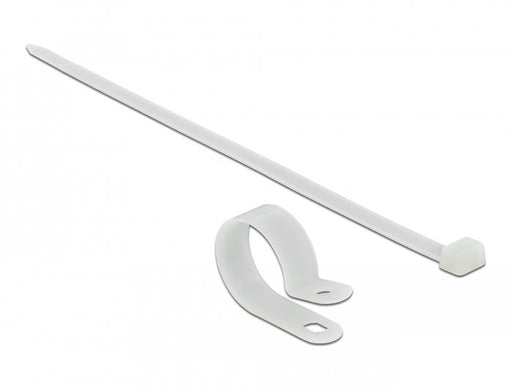 EAN 4043619188758 - DeLOCK 18875 presilla Brida tipo escalera Nylon Blanco 10 pieza(s) imagen 1