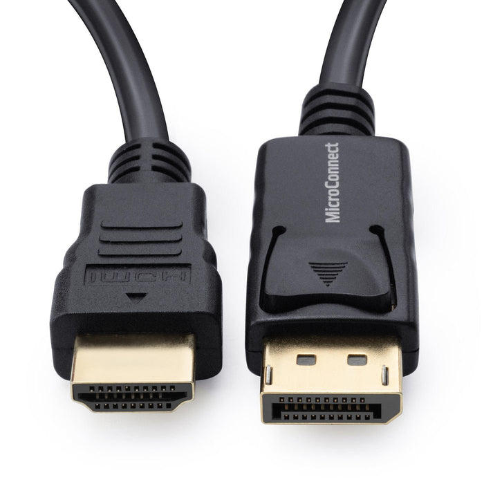 EAN 5704174300342 - Microconnect MC-DP-HDMI-500 adaptador de cable de vídeo 5 m DisplayPort Negro imagen 2