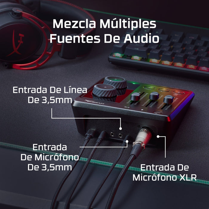 EAN 197029117465 - HyperX Audio Mixer 20 - 20000 Hz Negro imagen 6