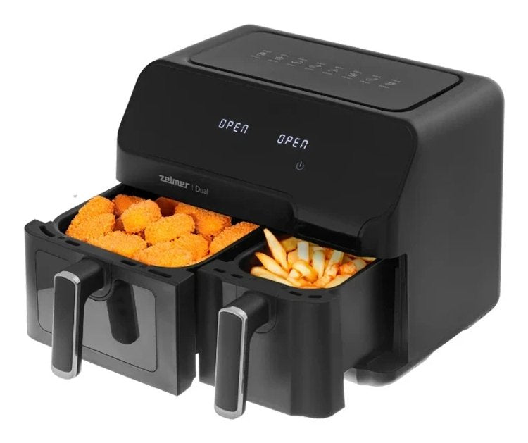 EAN 5908269356928 - Zelmer ZAF9000 freidora Doble 9 L Independiente 1800 W Freidora de aire caliente Negro imagen 1