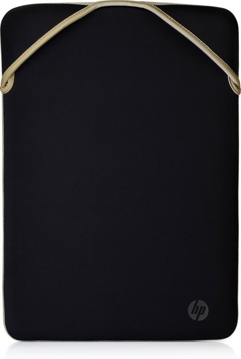 EAN 0195161359613 - HP Reversible Protective 15.6-inch Gold Laptop Sleeve 39,6 cm (15.6") Negro, Oro imagen 1