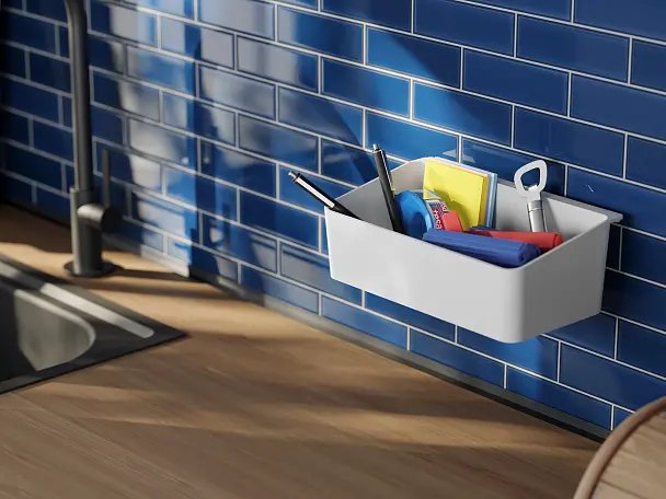 EAN 4063565293306 - TESA 700620000000 Organizador Canasta Montado en pared imagen 3