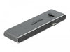 EAN 4043619877522 - DeLOCK 87752 base para portátil y replicador de puertos Alámbrico USB 3.2 Gen 1 (3.1 Gen 1) Type-C Gris imagen 2