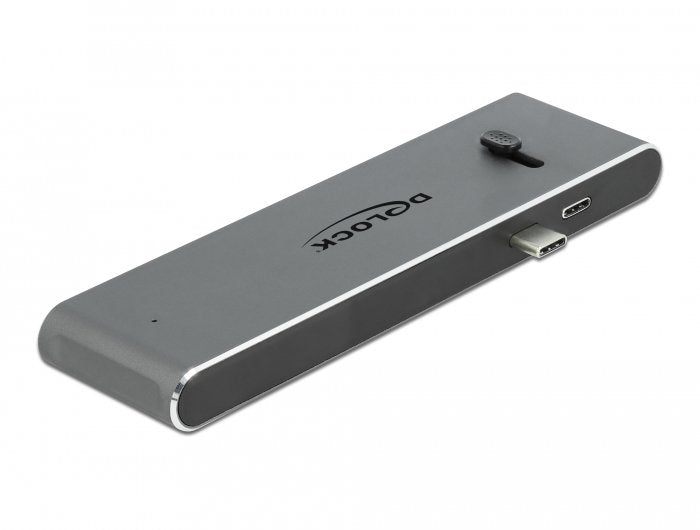 EAN 4043619877522 - DeLOCK 87752 base para portátil y replicador de puertos Alámbrico USB 3.2 Gen 1 (3.1 Gen 1) Type-C Gris imagen 2