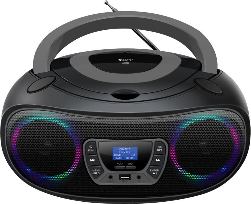 EAN 5706751079955 - Denver TDB-212GR Reproductor de CD portátil Gris imagen 1