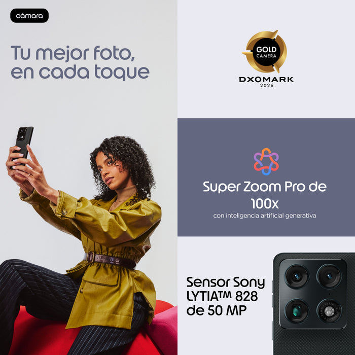 EAN 840493610801 - Motorola razr fold 20,6 cm (8.09") SIM doble Android 16.0 5G USB Tipo C 16 GB 512 GB 6000 mAh Negro imagen 12